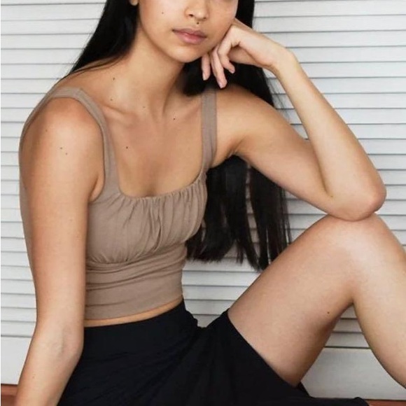 Aritzia Wilfred Free Orbit Tank Top in Brown size XS. - Picture 1 of 5